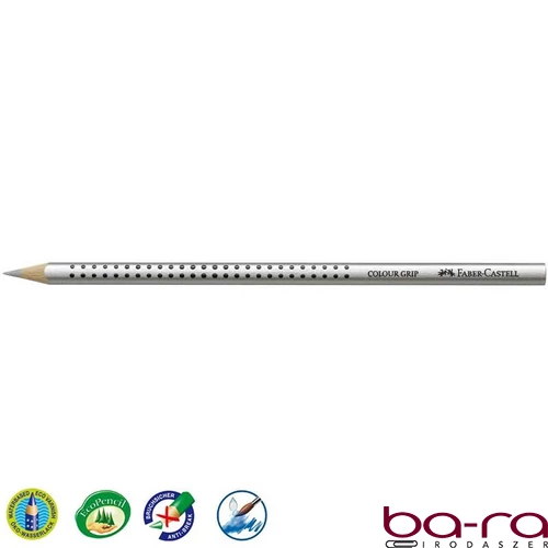 Színes ceruza FABER-CASTELL Grip 2001 háromszögletű ezüst
