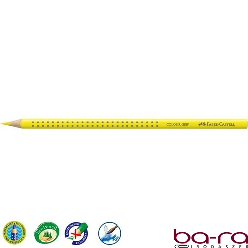 Színes ceruza FABER-CASTELL Grip 2001 háromszögletű középsárga