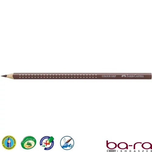 Színes ceruza FABER-CASTELL Grip 2001 háromszögletű sötét barna
