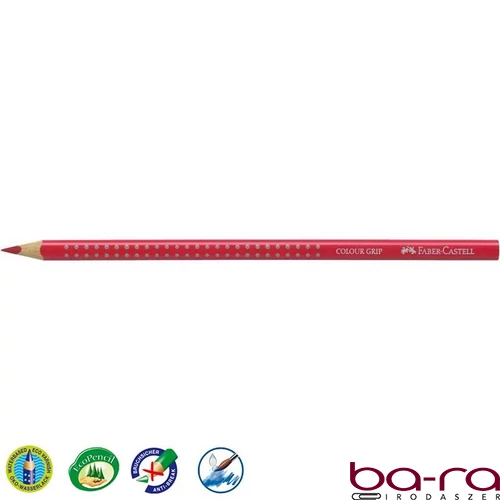 Színes ceruza FABER-CASTELL Grip 2001 háromszögletű sötét piros