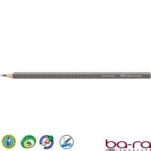 Színes ceruza FABER-CASTELL Grip 2001 háromszögletű szürke