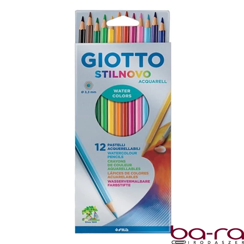Színes ceruza GIOTTO Stilnovo aquarell 12 darabos