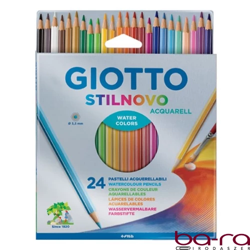 Színes ceruza GIOTTO Stilnovo aquarell 24 darabos