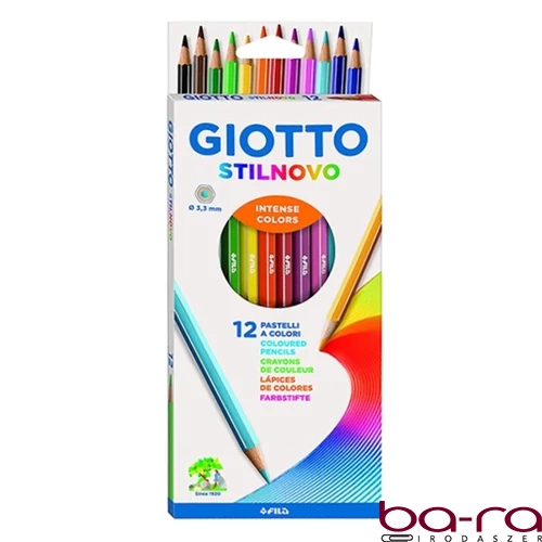 Színes ceruza GIOTTO Stilnovo hatszögletű 12 darabos