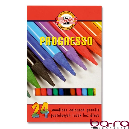 Színes ceruza KOH-I-NOOR 8758 Progresso hengeres 24 darabos