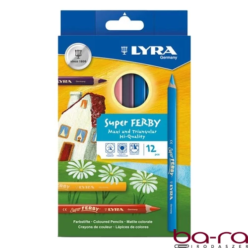 Színes ceruza LYRA Super ferby 12 darabos