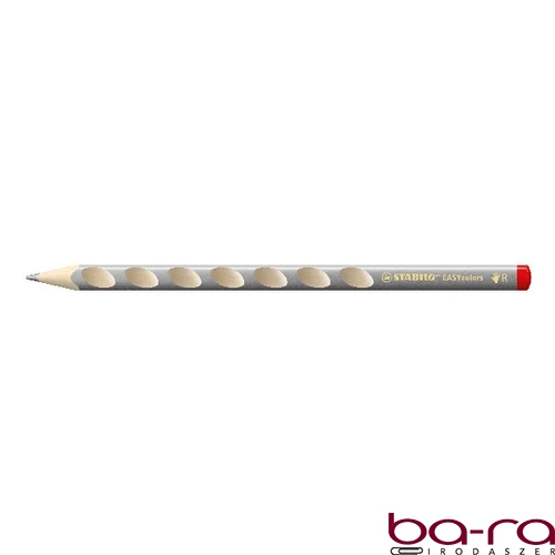 Színes ceruza STABILO Easycolors háromszögletű jobbkezes ezüst