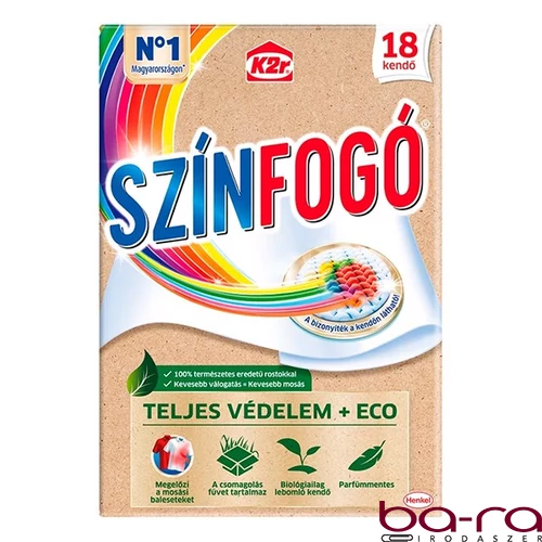 Színfogó kendő K2R Eco+ 40% fűvel 18 darabos