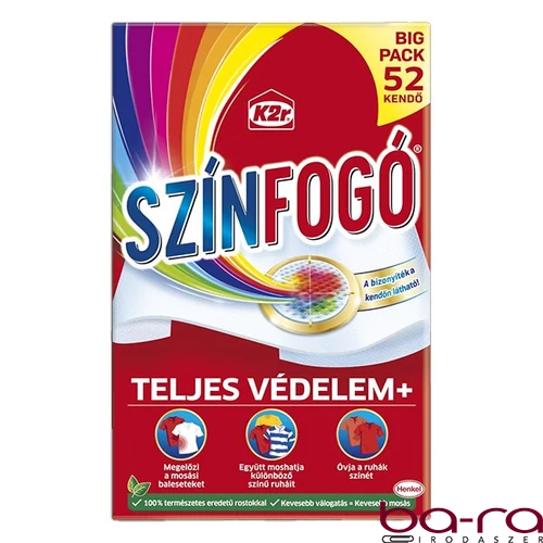 Színfogó kendő K2R teljes védelem 52 darabos