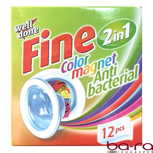 Színfogó kendő  WELL DONE Fine antibakteriális 12db