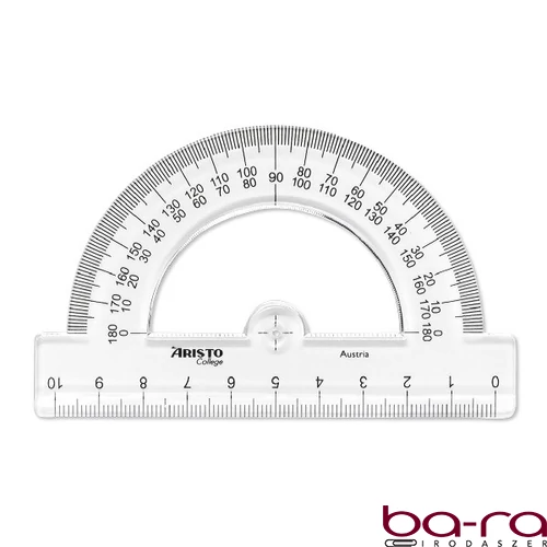 Szögmérő ARISTO College 180 fokos 10 cm