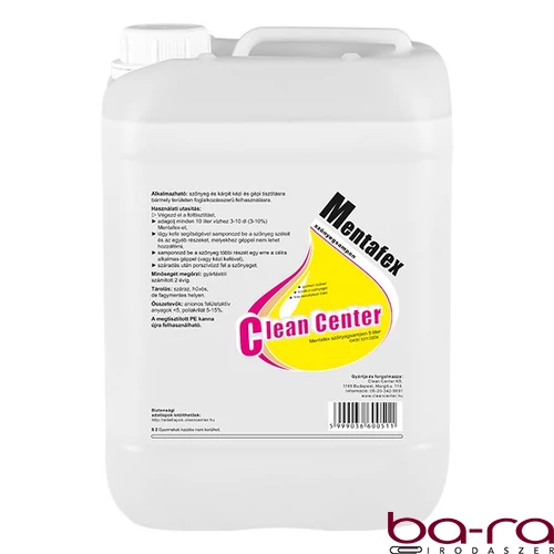 Szőnyegsampon CLEAN CENTER Mentafex 5L