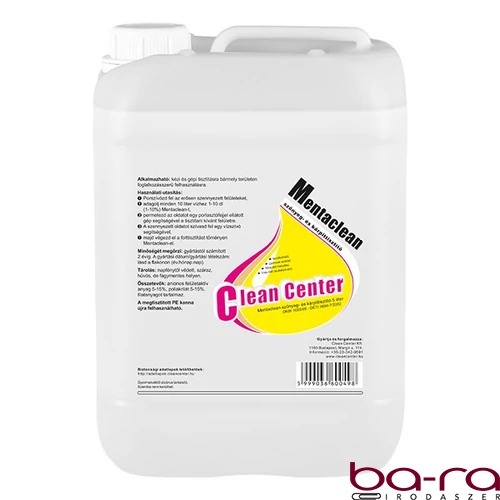 Szőnyegtisztító CLEAN CENTER Mentaclean 5L