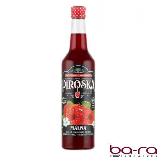 Szörp PIROSKA Classic hagyományos málna 0,7L