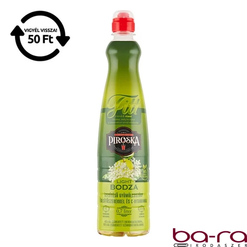 Szörp PIROSKA Fitt bodza 0,7L pet DRS