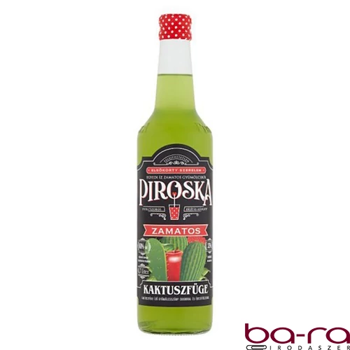 Szörp PIROSKA kaktuszfüge üveges 0,7l