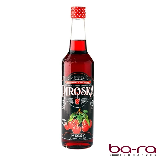 Szörp PIROSKA meggy üveges 0,7l