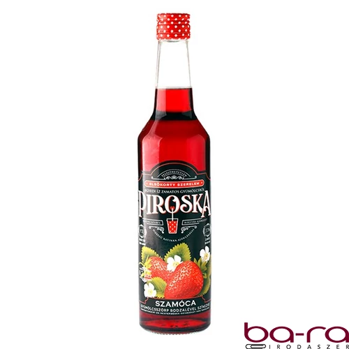 Szörp PIROSKA szamóca üveges 0,7l