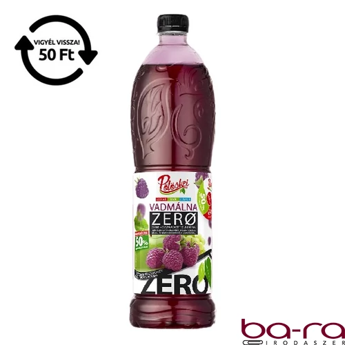 Szörp PÖLÖSKEI Zero vadmálna 1L DRS