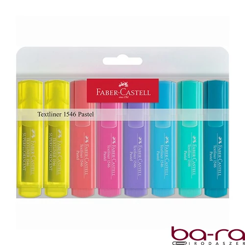 Szövegkiemelő FABER-CASTELL 1546 Pastel 1-5mm 8 darabos