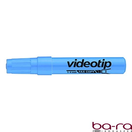 Szövegkiemelő ICO Videotip kék 1-4mm