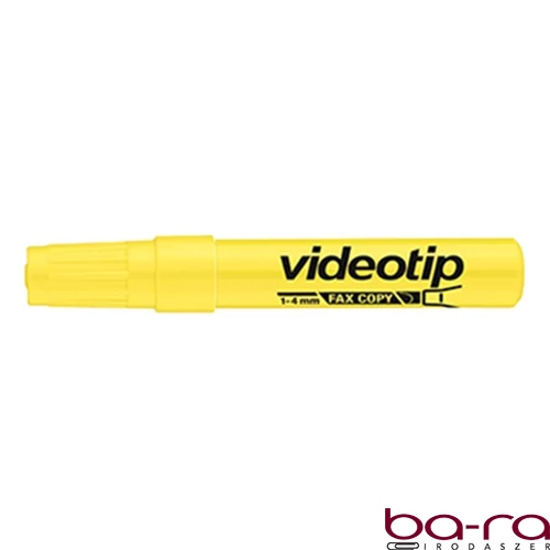 Szövegkiemelő ICO Videotip sárga 1-4mm
