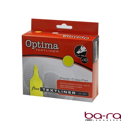 Szövegkiemelő OPTIMA sárga