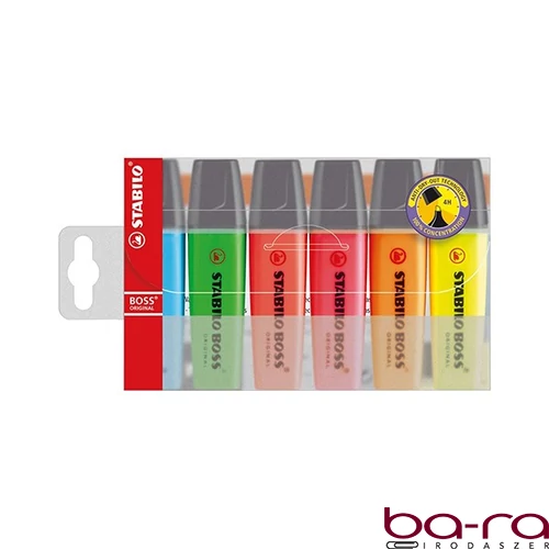 Szövegkiemelő STABILO Boss 6 darabos