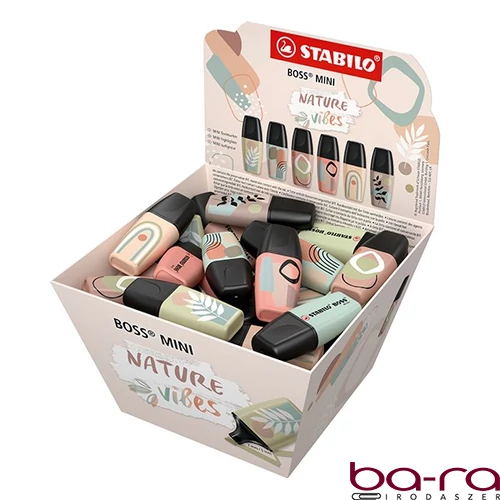 Szövegkiemelő STABILO Boss Mini Naturevibes 50 darabos