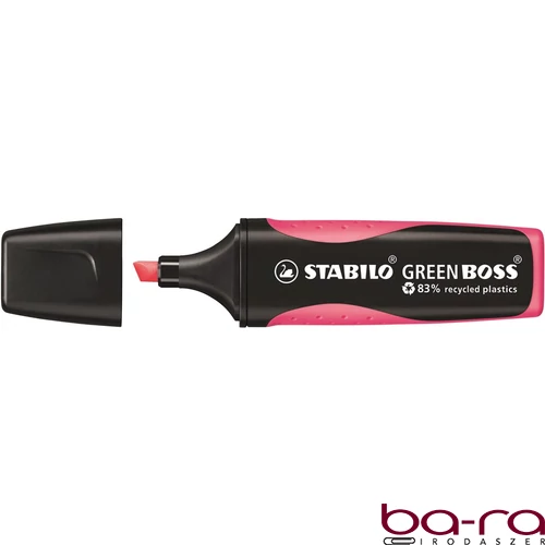 Szövegkiemelő STABILO Green Boss neon rózsaszín környezetbarát