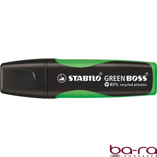 Szövegkiemelő STABILO Green Boss neon zöld környezetbarát