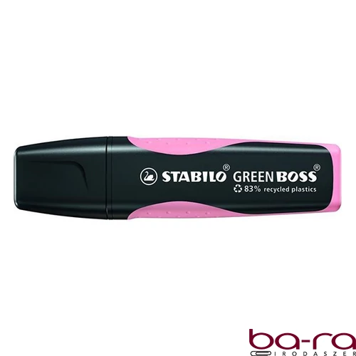 Szövegkiemelő STABILO Green Boss pasztell pink környezetbarát