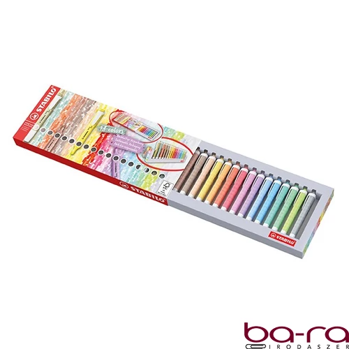 Szövegkiemelő STABILO Swing Cool Naturecolors asztali 18 darabos