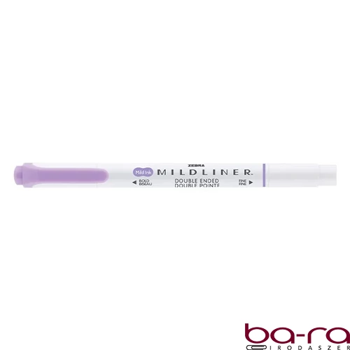 Szövegkiemelő kétvégű ZEBRA Mildliner cool & refined 1,4-4,0 mm lila
