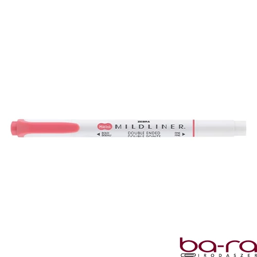 Szövegkiemelő kétvégű ZEBRA Mildliner cool & refined 1,4-4,0 mm piros