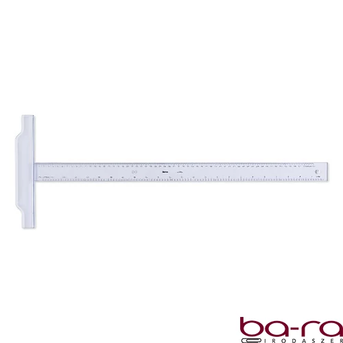 T-Vonalzó ARISTO fix fejjel 60 cm víztiszta