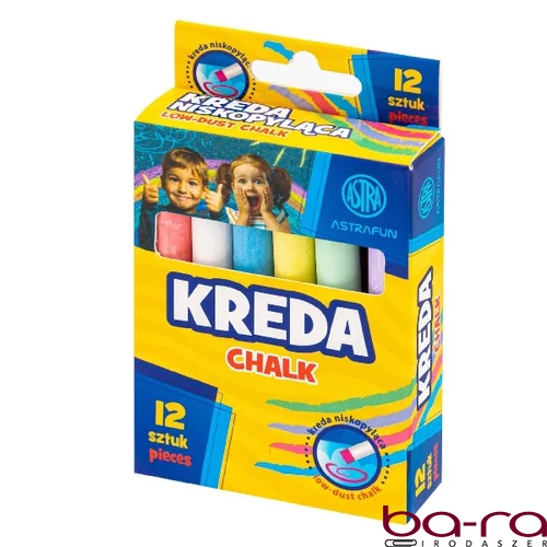 Táblakréta ASTRA FUN 2x6 szín
