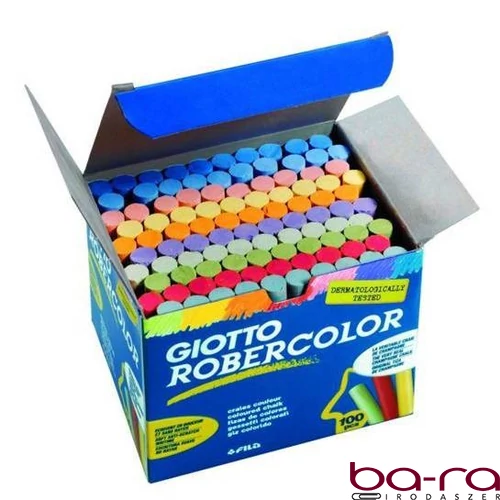 Táblakréta GIOTTO Robercolor színes kerek 100 darabos vegyes
