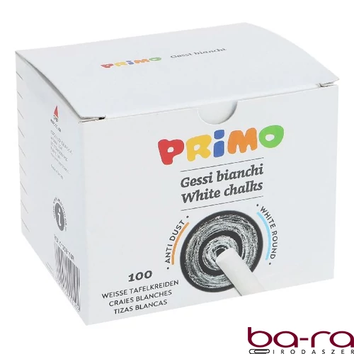 Táblakréta PRIMO fehér kerek 100 darabos