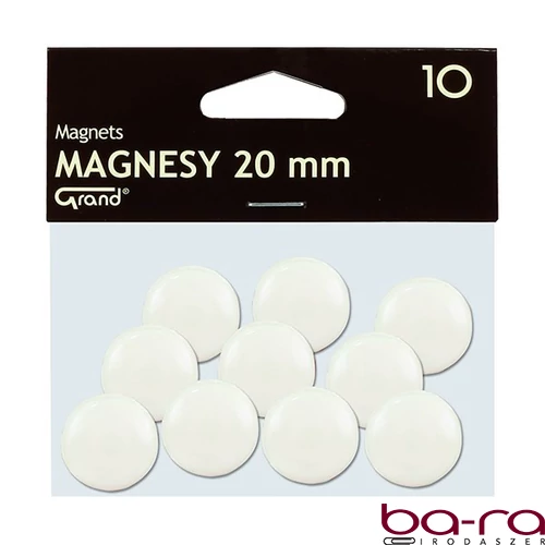 Táblamágnes GRAND 20mm fehér