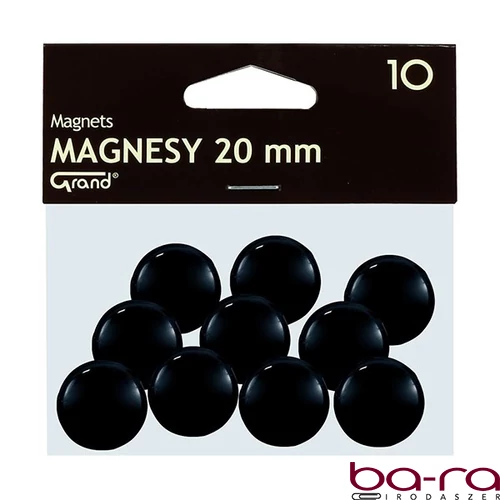Táblamágnes GRAND 20mm fekete