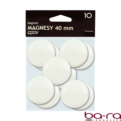 Táblamágnes GRAND 40 mm fehér