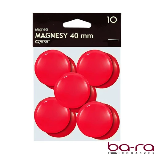 Táblamágnes GRAND 40 mm piros