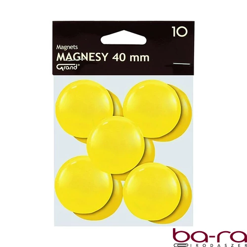 Táblamágnes GRAND 40 mm sárga