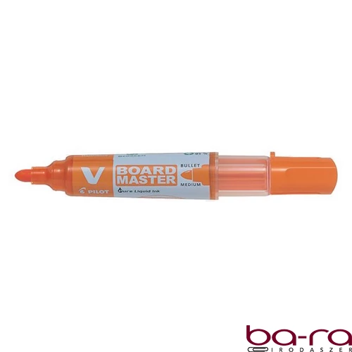 Táblamarker PILOT V-Board Master kerek narancs
