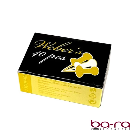 Táblatű WEBER`S színes 40 darabos