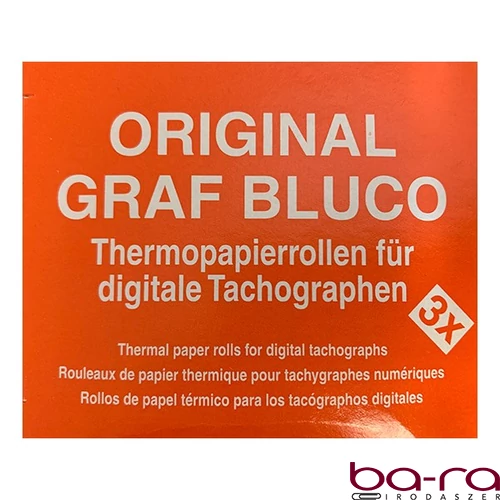 Tachográf papír digitális 8 m/tekercs 3 tekercs/doboz