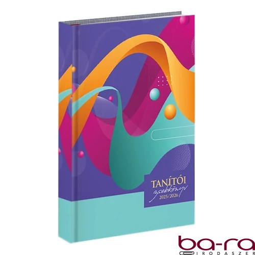 Tanítói zsebkönyv PD CALENDAR papírborító A/5 Waves 2025-2026