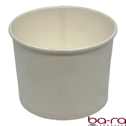 Levesestál eldobható papír  500 ml fehér  50 darabos (13937)
