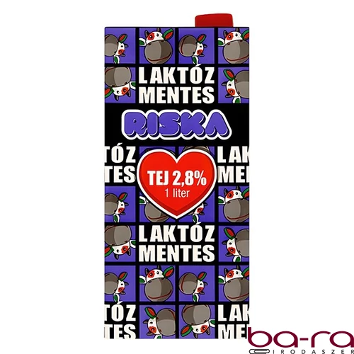 Tej RISKA UHT laktózmentes 2,8% 1L